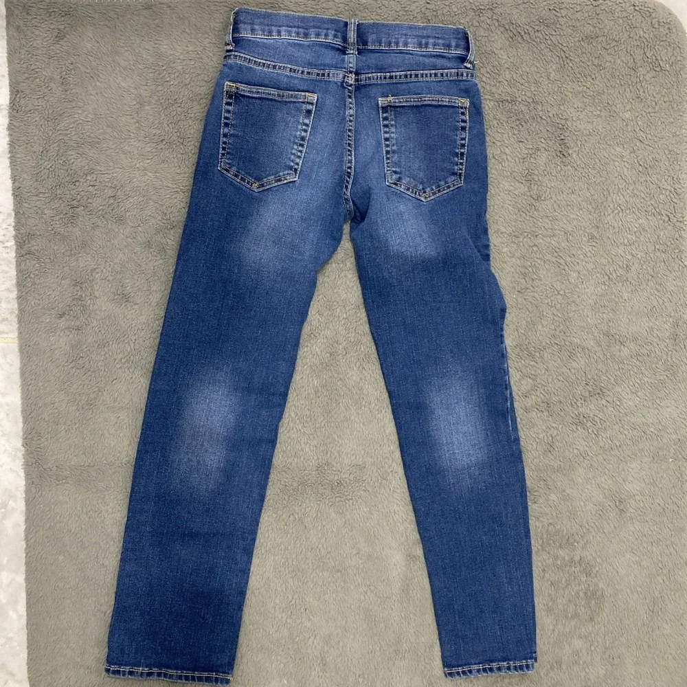 Gap Denim Boys Jeans Regular Stretch Straight Dark Wash Size‎ 12